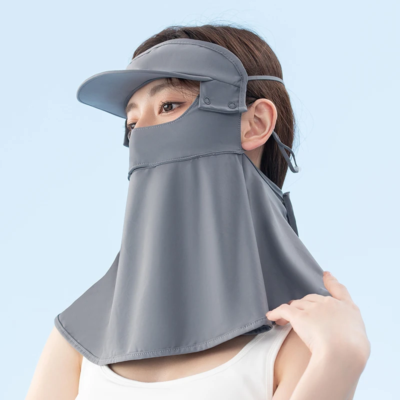 Fashion Fishing Hat Visor Full Face Mask Anti UV Protection