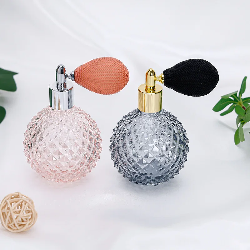 50ml 100ml Airbag Perfume Spray Bottle Gasbag Balloon Fragrance Bottle  Atomizer Glass Essential Oil Bottles
