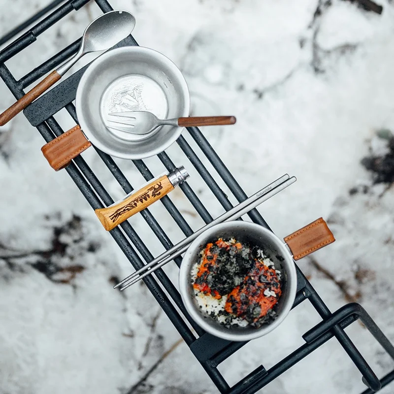 Stainless Sierra Cup - Durable Camping Cup with Leather Handle