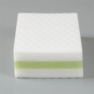 Factory Price Kitchen Magic Sponge Hot Pressed Melamine Sponge With Pu Sponge for Stove Cleaning