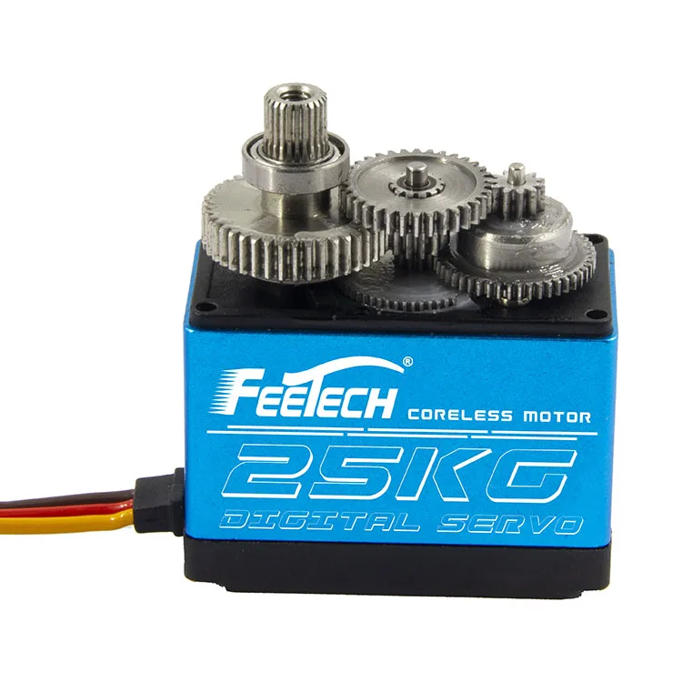 Braccio Servo RC, Braccio Dello Sterzo 25T Per Accessorio Di Ricambio Per Aggiornamento Auto 1/8 1/10 RC(Blue - Foto 5