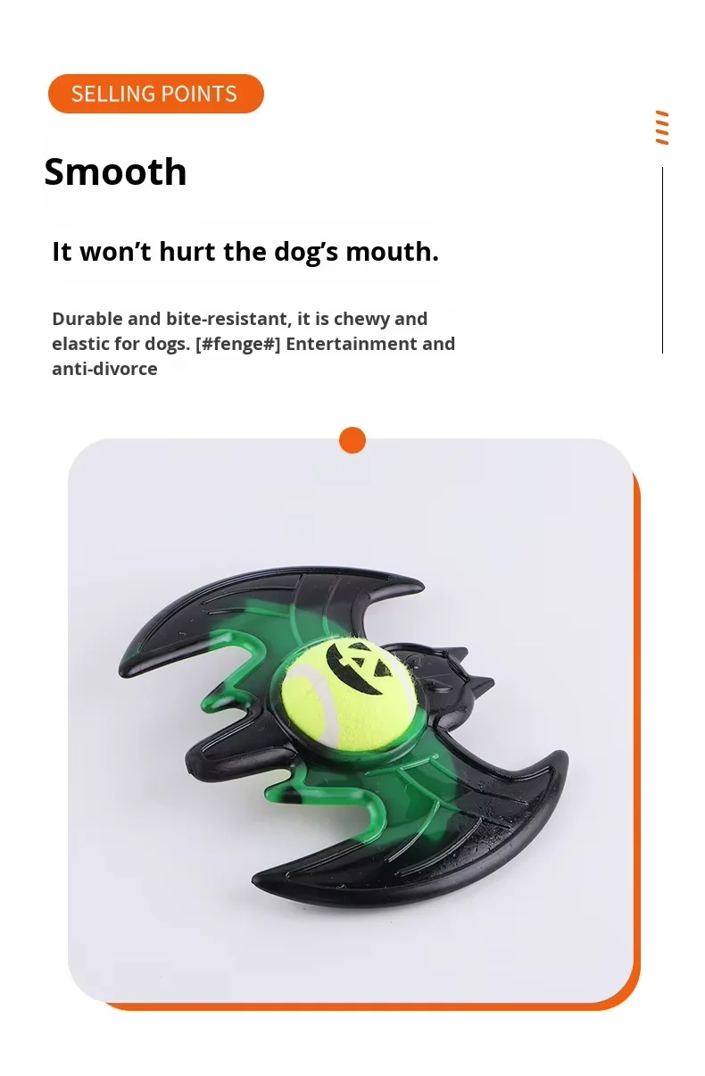 New Dog Toy Training Dog Bite Resistance Teasing Dog Walking Dog Interactive Manufacturer Supplies Pet Halloween Bat Toy manufacture