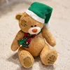 Orso di Natale marrone scuro