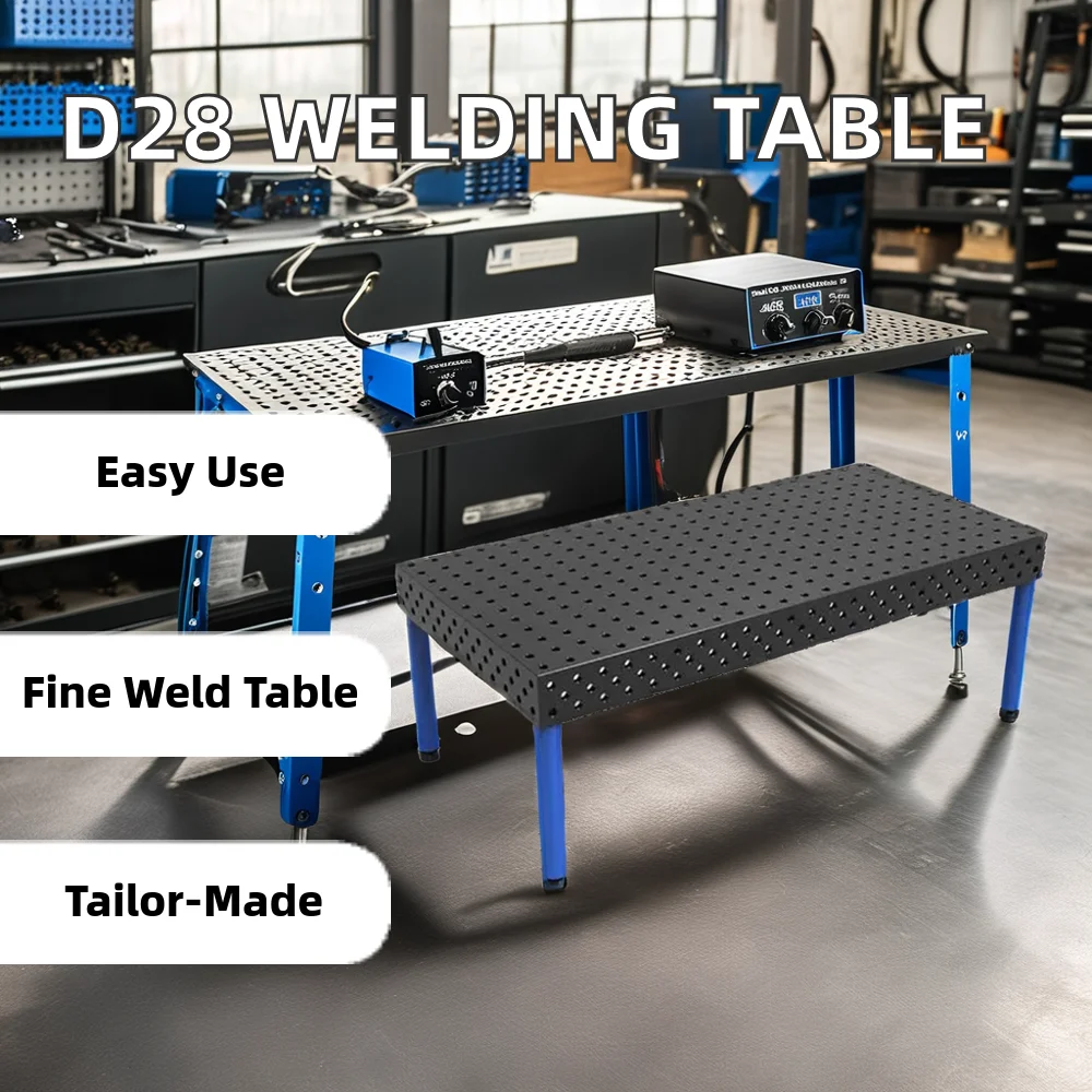 TKweld D16 D28 3D Flexible Welding Table 2400*1200 Plasma Nitriding Customized Accessories New Condition Soldering Stations manufacture