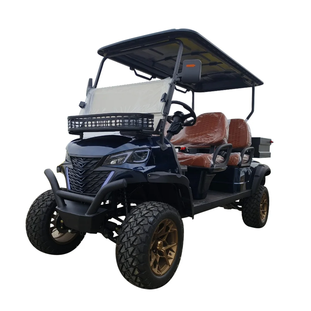 product single rider street ready unique 2 seater forward facing golf cart with cargo box-88