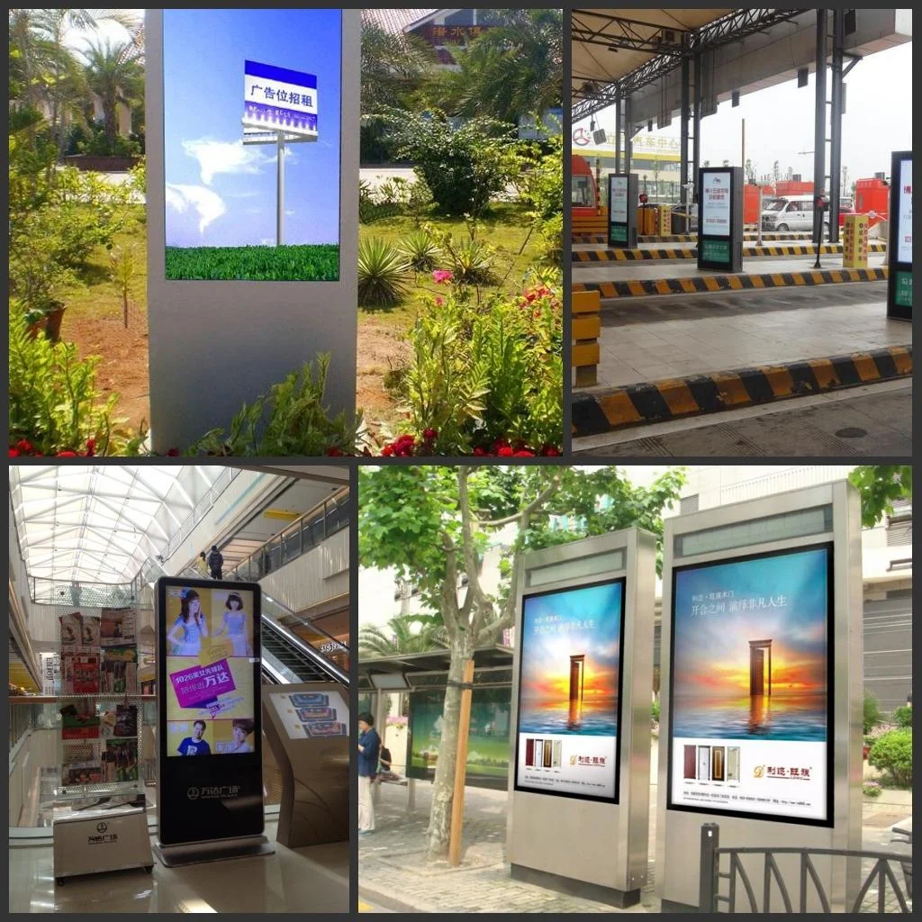 55 Inch Digital Menu Board - Portable Kiosk for Restaurants