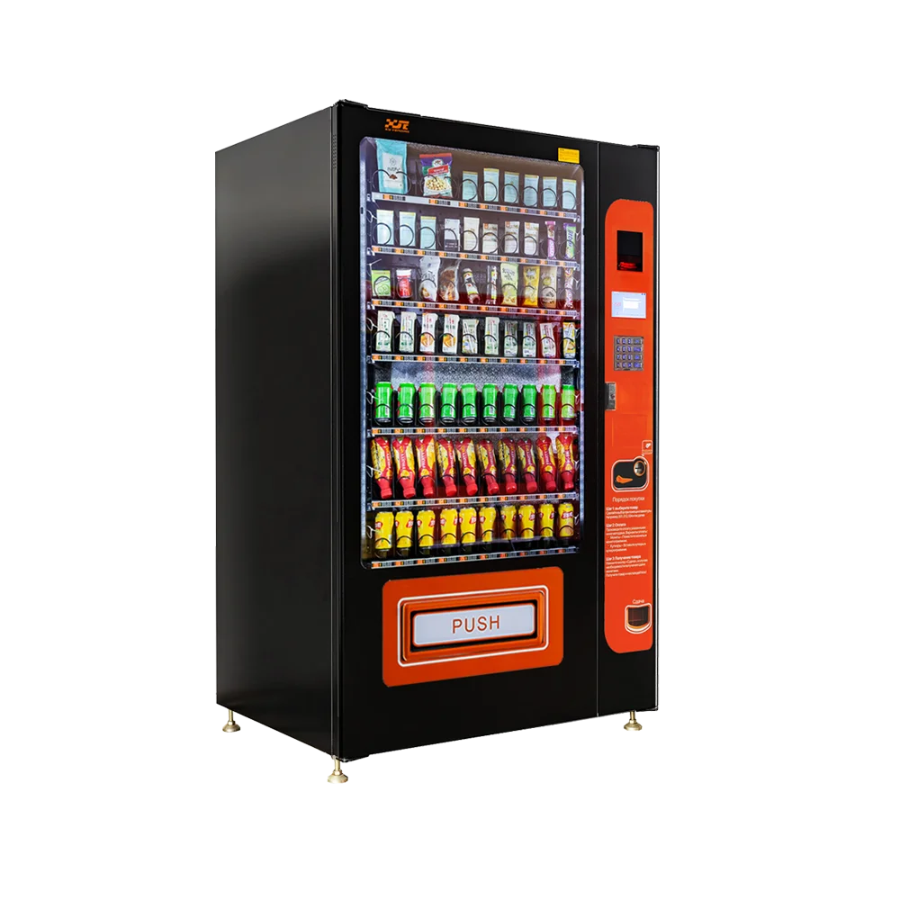 Drinks Vending Machine Smart Self Service Drinks Snack Chocolate Bar Vending Machine Combo