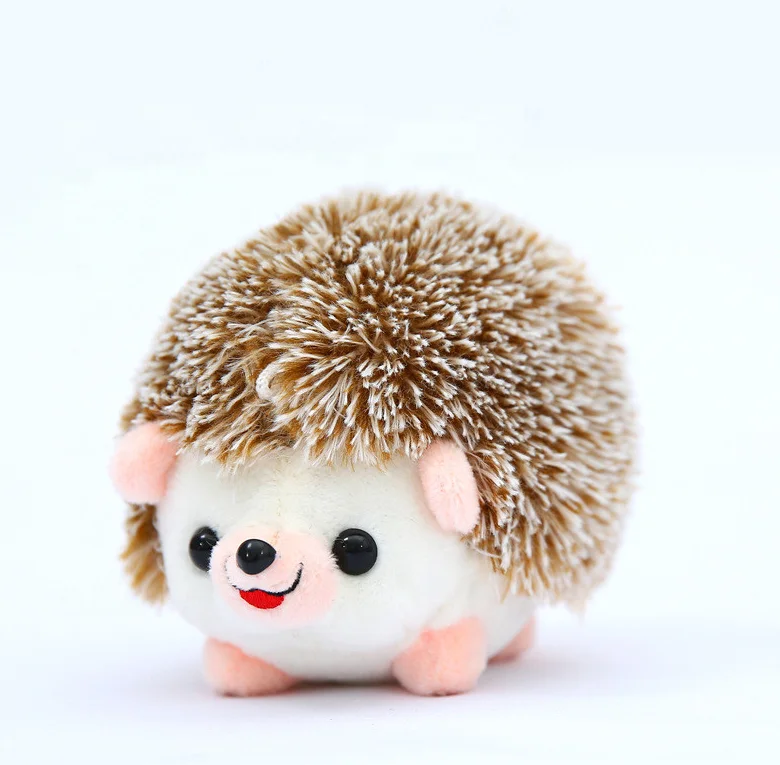 13CMぬいぐるみハリネズミおもちゃキーチェーンリングペンダント