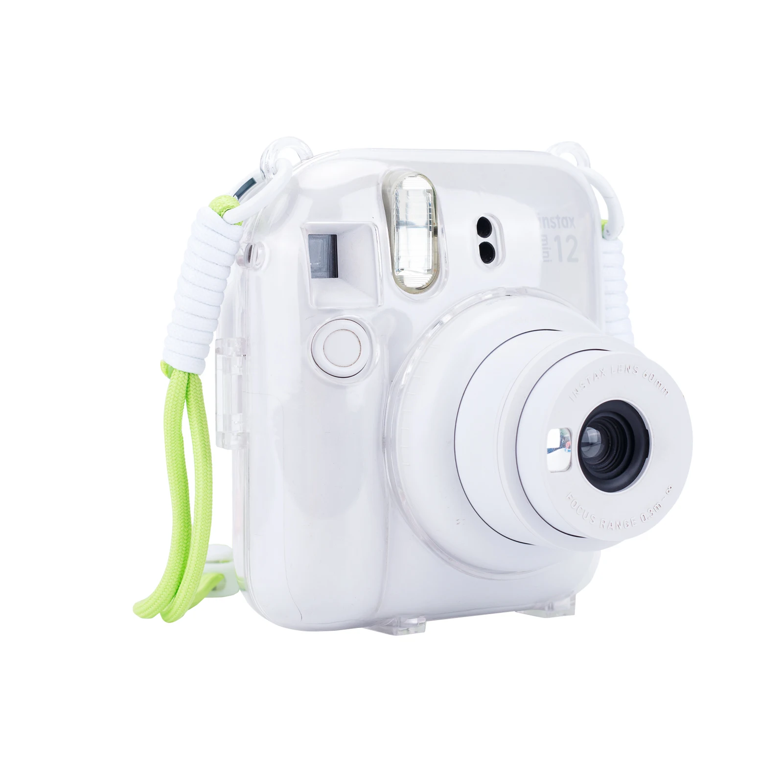 Защитный Прозрачный чехол для Fujifilm Instax Mini, 12 цветная плетеная веревка для мгновенной камеры с кристаллами, Жесткий Чехол