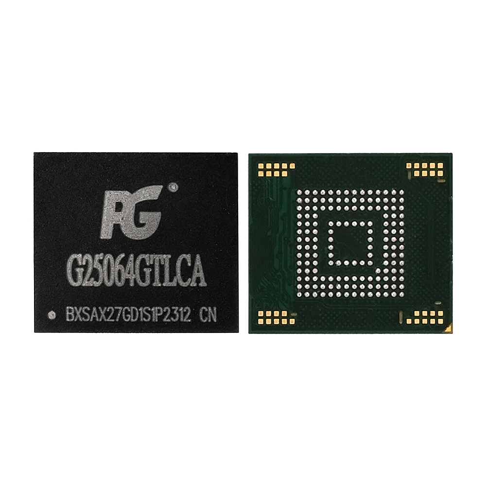 EMMC Memory IC Flash Memory Chip with High Read Speed 330MB/s High Write Speed 240MB/s and Compact 11.5x13x0.8mm Dimensions