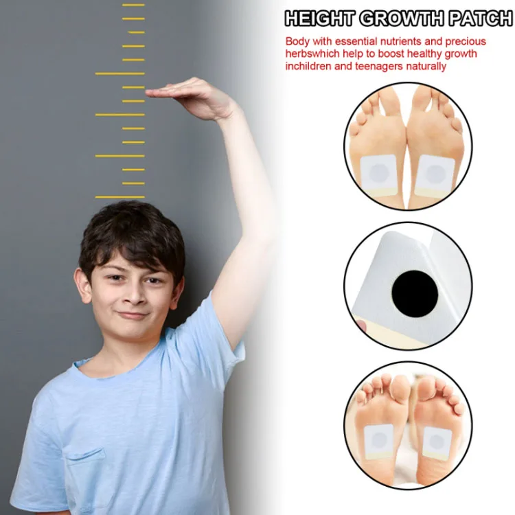 New Height Increase Foot Patch Conditioning Body Grow Taller Plaster Promote Bone Growth Feet Sticker Promote Care Foot Patch