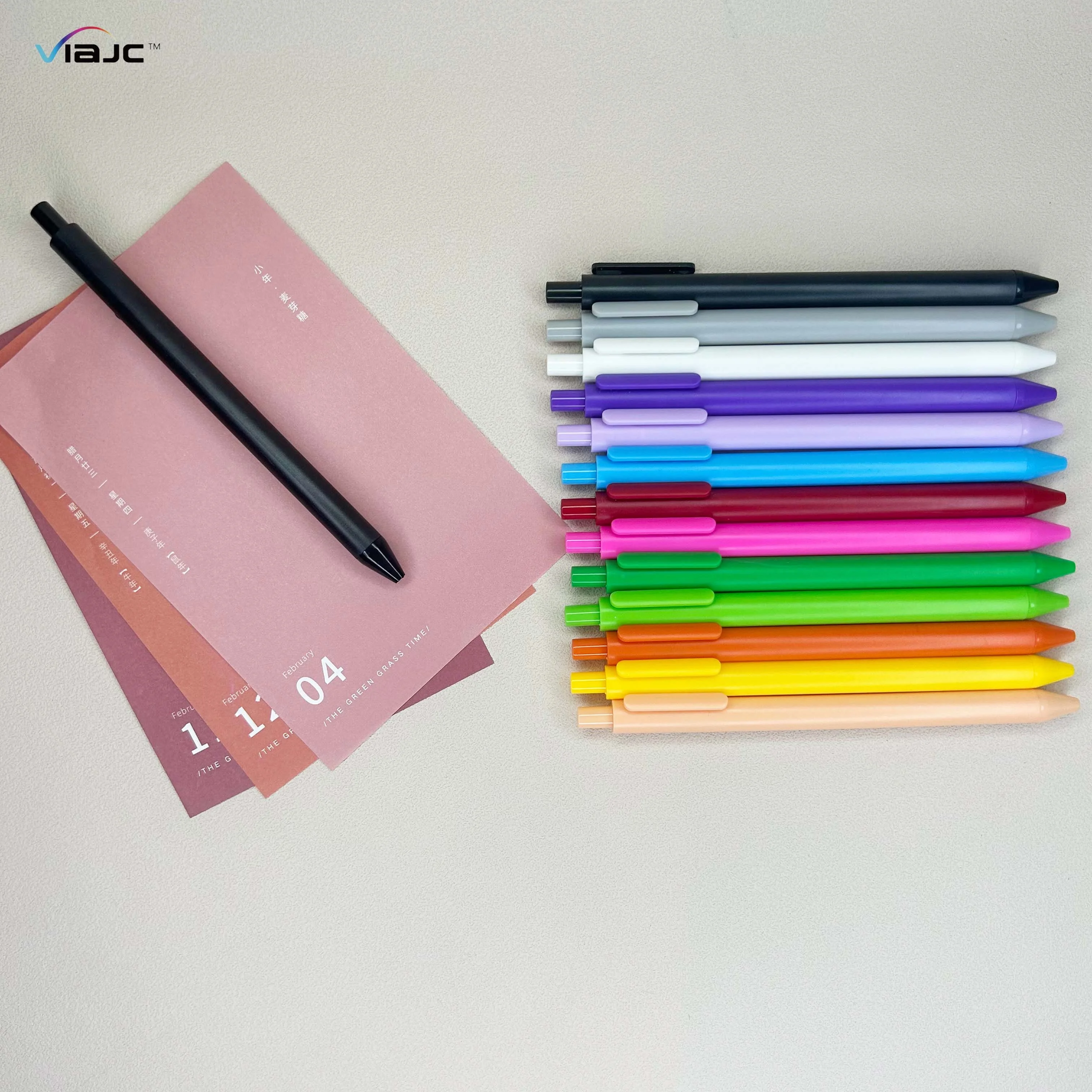 Promotional Gel Pens With Logo Matt Finish Ballpoint Logo Pens