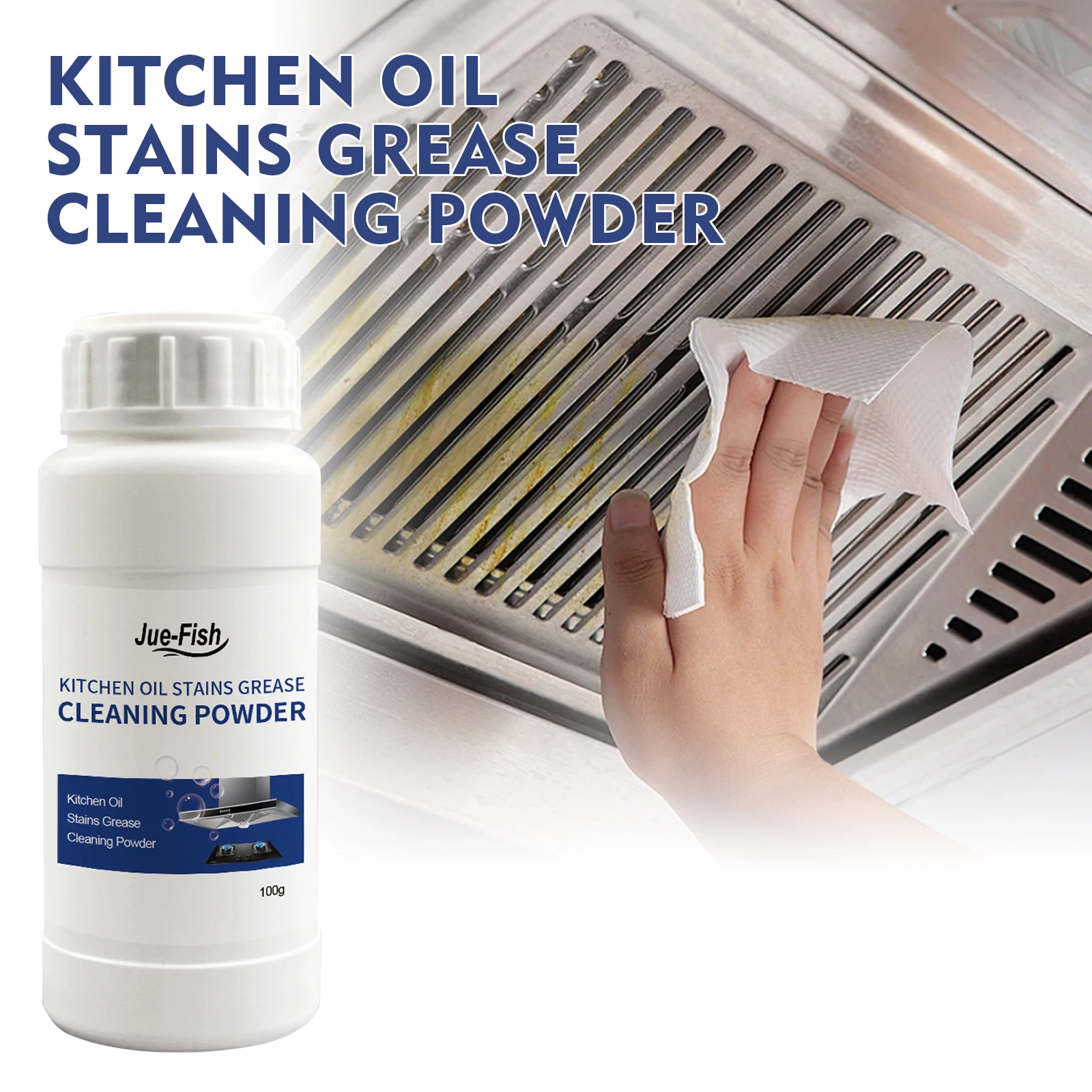 Новый домашний кухонный масляный жир, чистящий порошок, чистящий порошок, удаление накипи, удаление запаха, Дезодоратор, порошок