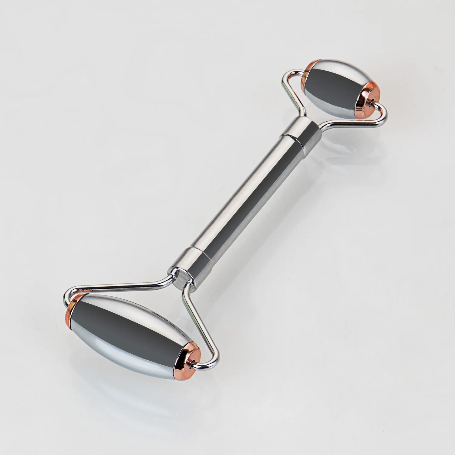 custom small cool face lift roller massager ball facial metal