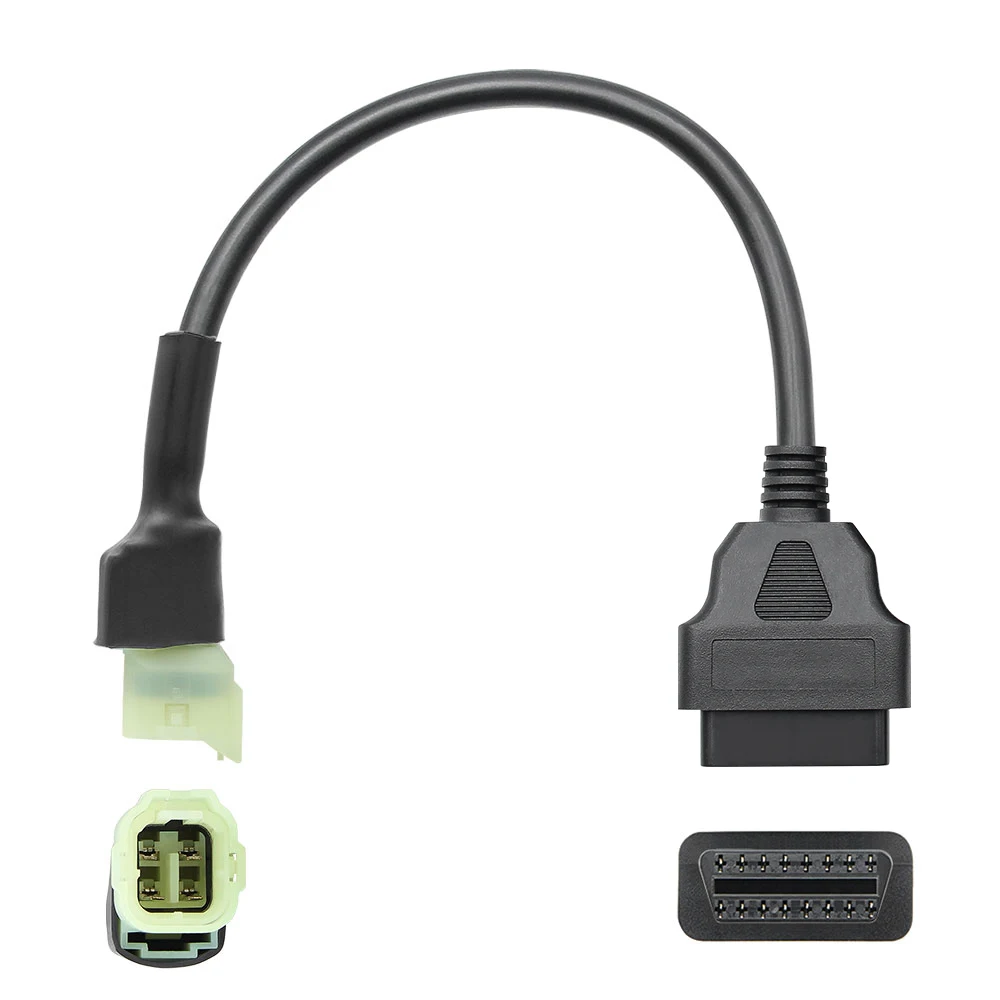 For Honda CBR600/1000RR 4 Pin to 16 Pin OBD2 Cable Connectors