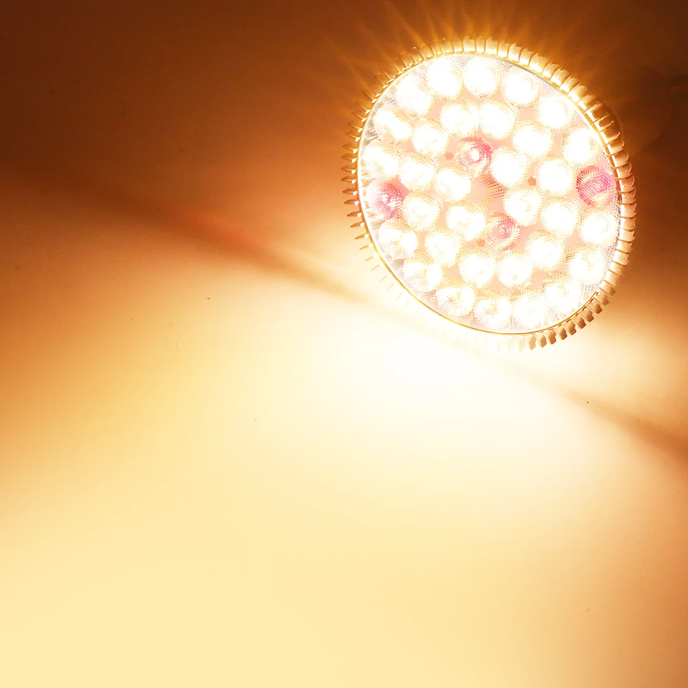 Sinjia 100w E27 36pcs Smd3030 Warm White Led Grow Light For Indoor