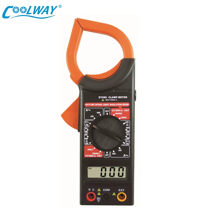 Digital Clamp Meter 266 Ac Dc Smart Frequency test Clamp Meter