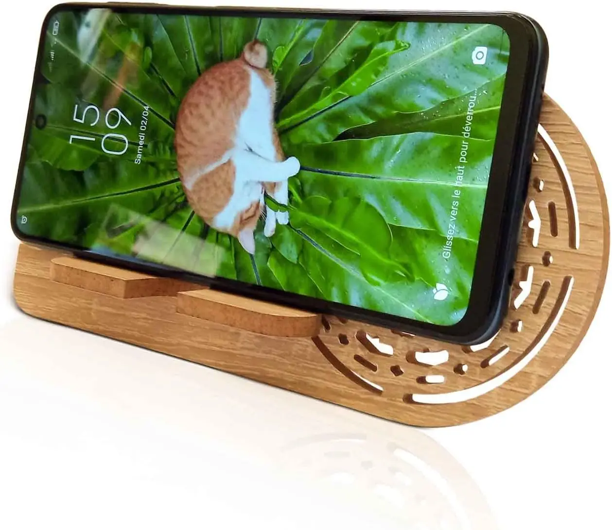 Wooden Cell Phone Stand For Desk Organizer Charging Stand You Can Use