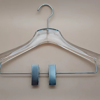 Customized pants  Acrylic Hanger Wholesale Clear Transparent Clothes Acrylic Hangers