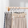 CM-050 Clip para pantalones estilo japonés con gancho, blanco