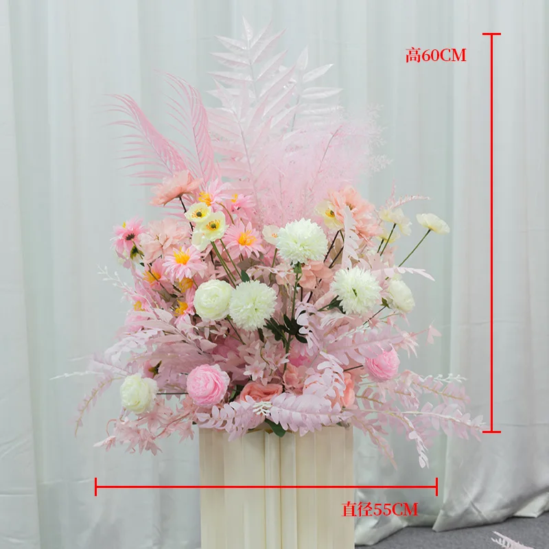 Hot Sale Wedding Artificial Pink Flower Other Decorative Flowers And