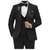 Black suit vest and dress pants