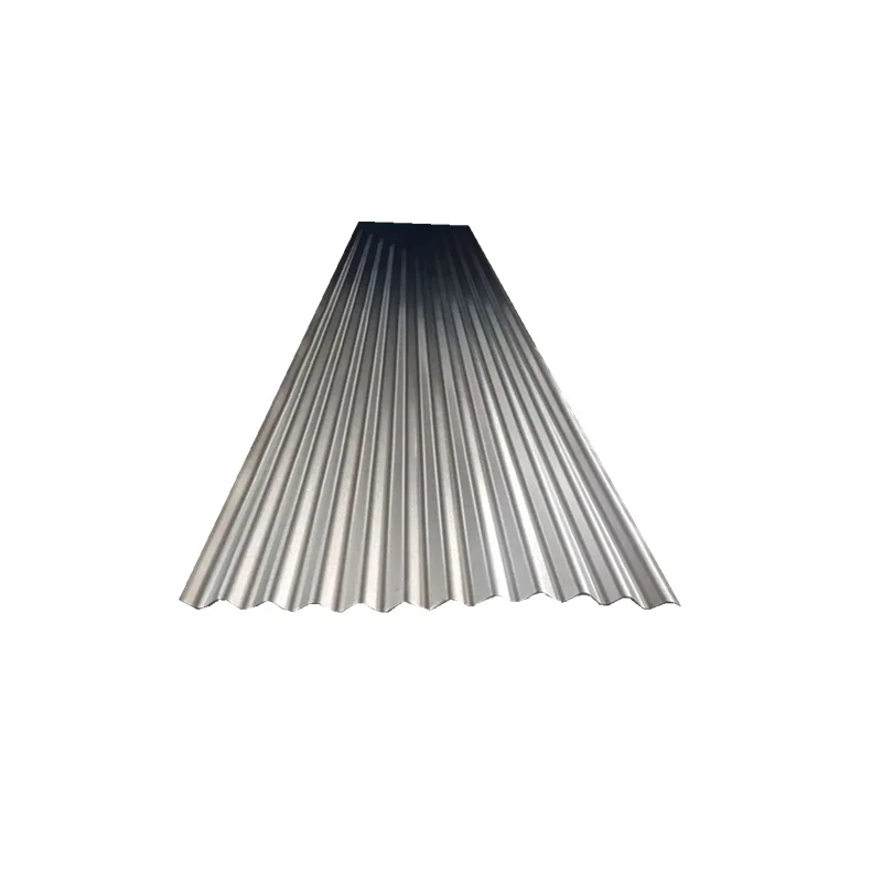 Tablă de acoperiș din aluminiu ondulat din metal acoperit cu zinc ieftin. Tablă placată cu zinc