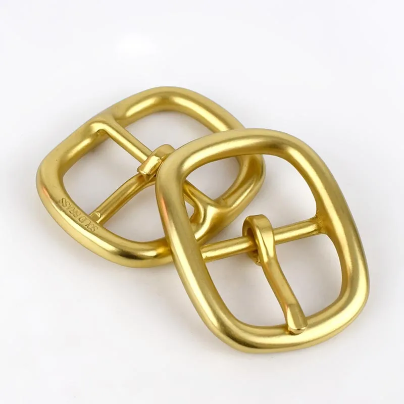 Deepeel KY627 30mm Solid Brass Belt Buckle Metal Buckles Garment