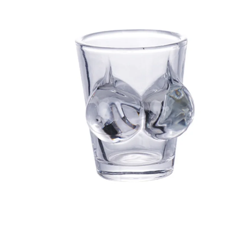 Sexy Body Shaped 50ml Transparent Shot Glass Novelty Classic Design Tumbler  Wine Beer Water Tea Metal Cups