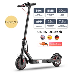 UK/US/EU 2020 E9Pro/i9 m365 350W 30km electric scooter drop ship New MI Upgrade app CE Portable electric scooter for sale