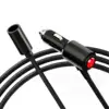 Cargador de coche tipo interruptor - DC hembra 1 metro