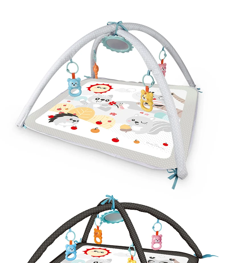 Factory Direct Baby Lay To Situp Activity Baby Gym Center Soft Cotton