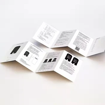 Business Product Promotion Brochure Custom Printing Product Operation Manual Folding Shopping Mall Promotional Flyer Printing