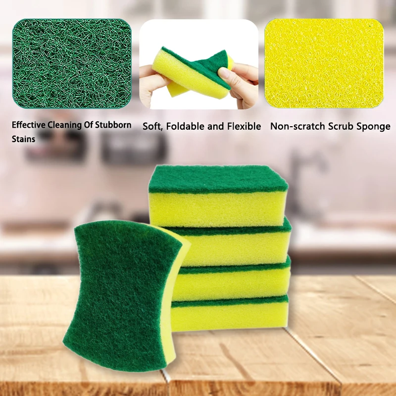 Ds1611 Non-scratch Dish Scrub Sponges Kitchen Dish Sponges For Washing ...