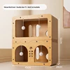 Three-level upgrade Luxury cattery - two-door cattery