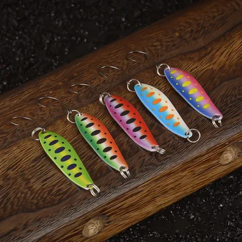 Taiyu Curved Willow Blade Spinner Lure, 5g 4.5cm Micro Fishing Spoon for Topmouth Culter, Minnow White Bait, Wholesale Fish Hook – Metal Jig – view 4