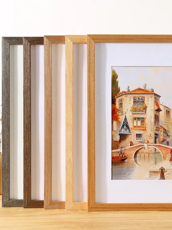 16x20 A3 A4 Vintage Ornate Square Picture Frames Wood Walnut Wood