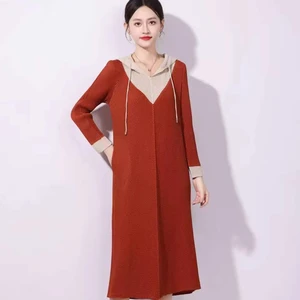 Women's Long Elegant Pleated Dresses in All Sizes - Plus-size Dresses Will Be Shipped Quickly