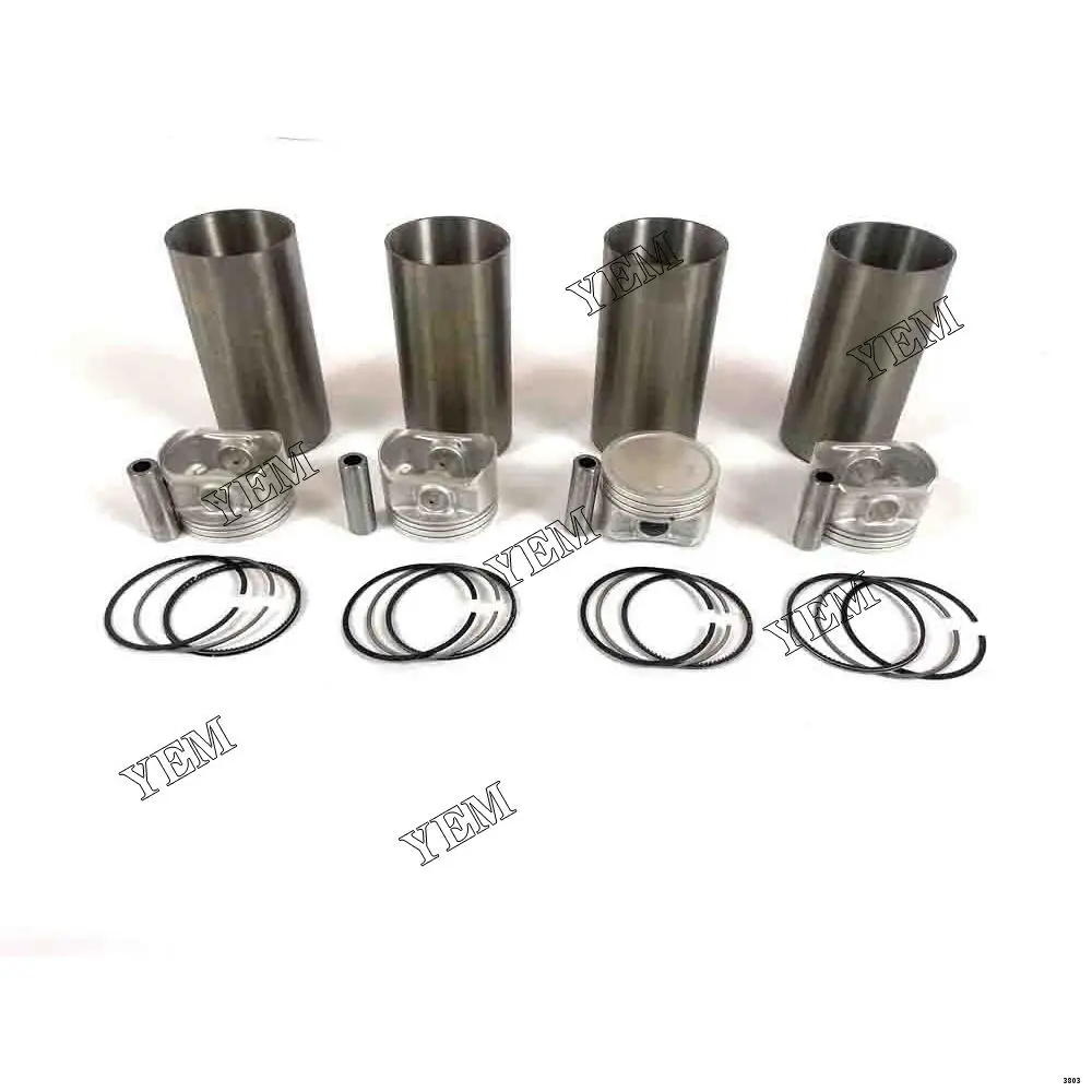 High Quality Machinery Parts 4G94 Cylinder Engine Liner Kit With Pistons Ring Set Cylinder Liner for Mitsubishi