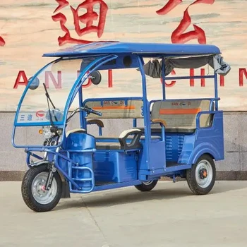 Passenger Motorized Tricycle With Cabin Moto Taxi Electric Tvs Tricycle ...