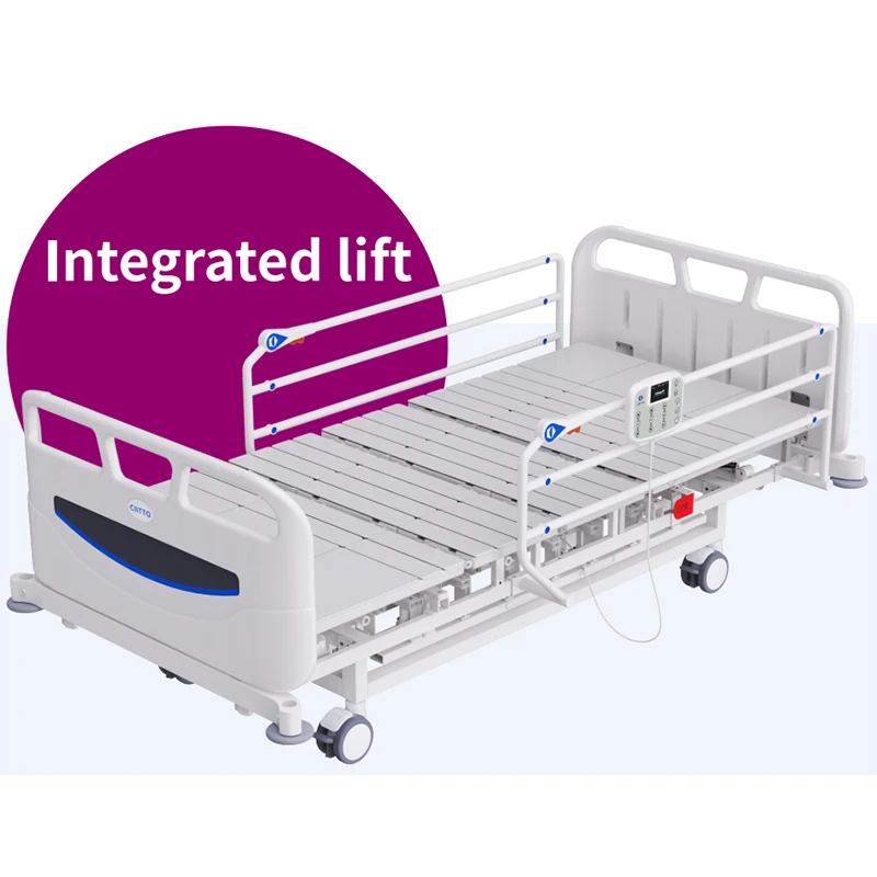 european style guardrail luxury icu medical bed equipment-65