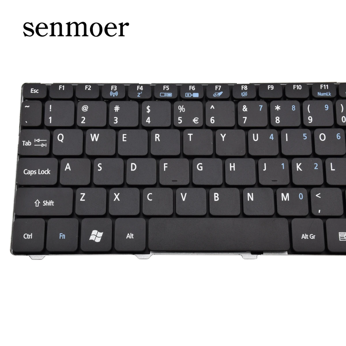 Touche De Clavier De Remplacement Pour Acer Aspire One (521, 522, 533, D255, D260, D270) - Pièce Détachée Reconditionnée