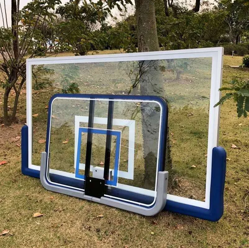 OEM Custom FIBA Standard Tempered Glass Basketball Backboard Replacement High Quality Court Equipment