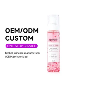 OEM Product Tighten Pores Facial Mist Soothing Alcohol Free Nourishing Moisturizing Skin Care Rose Serum Spray Face Toner