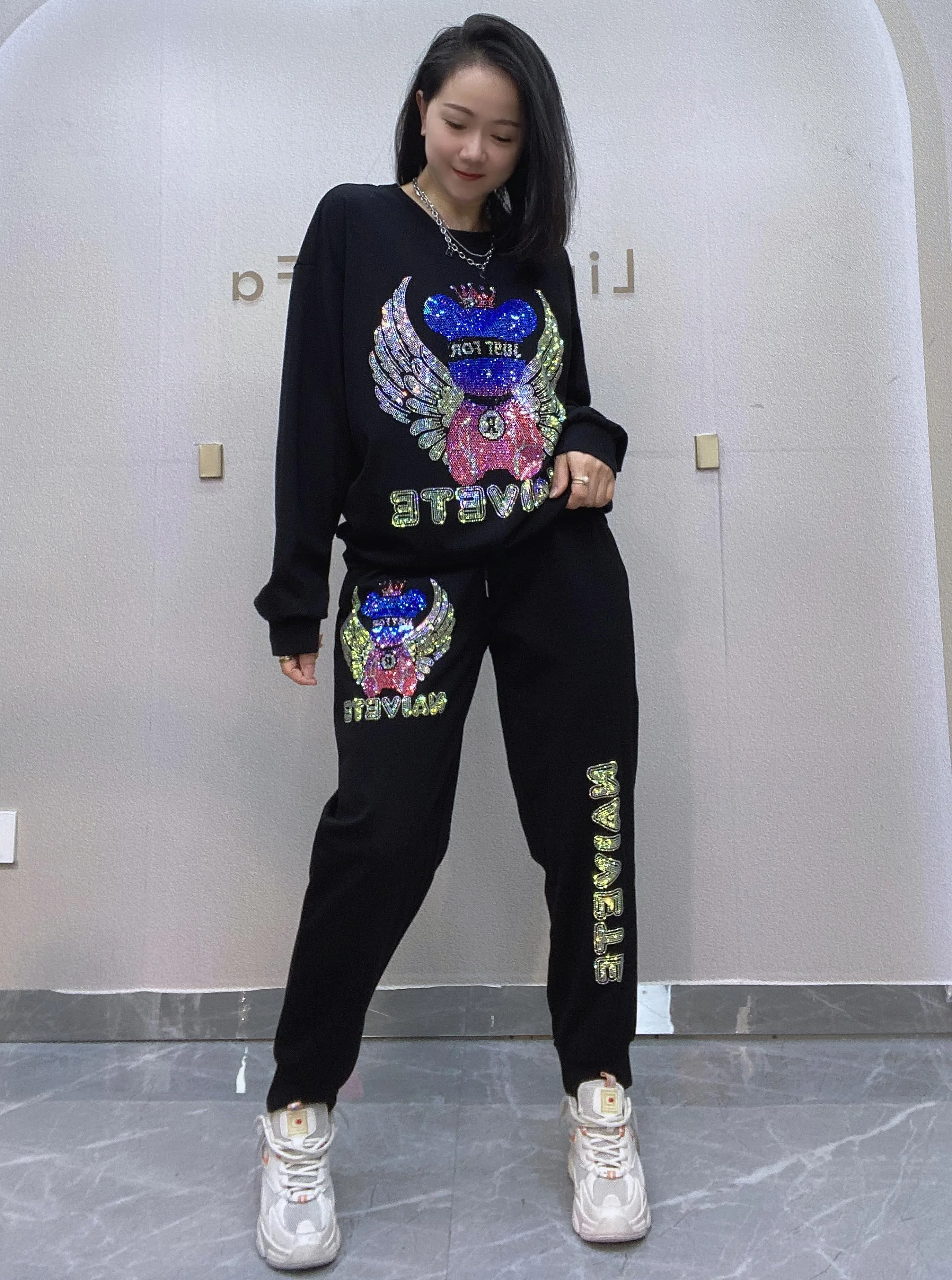 ⏳Time-Limited Special⏰Women's Casual Long-Sleeve Top and Pants 2-Piece Set main image 1