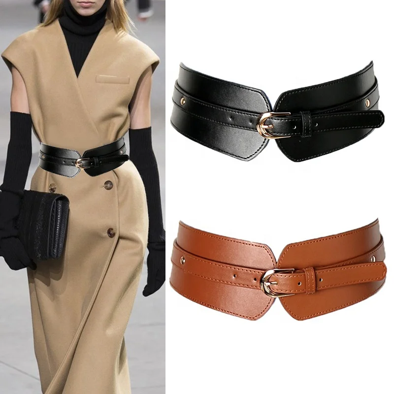 PU Leather Belt with Elastic - Versatile Fashion Accessory display picture 1