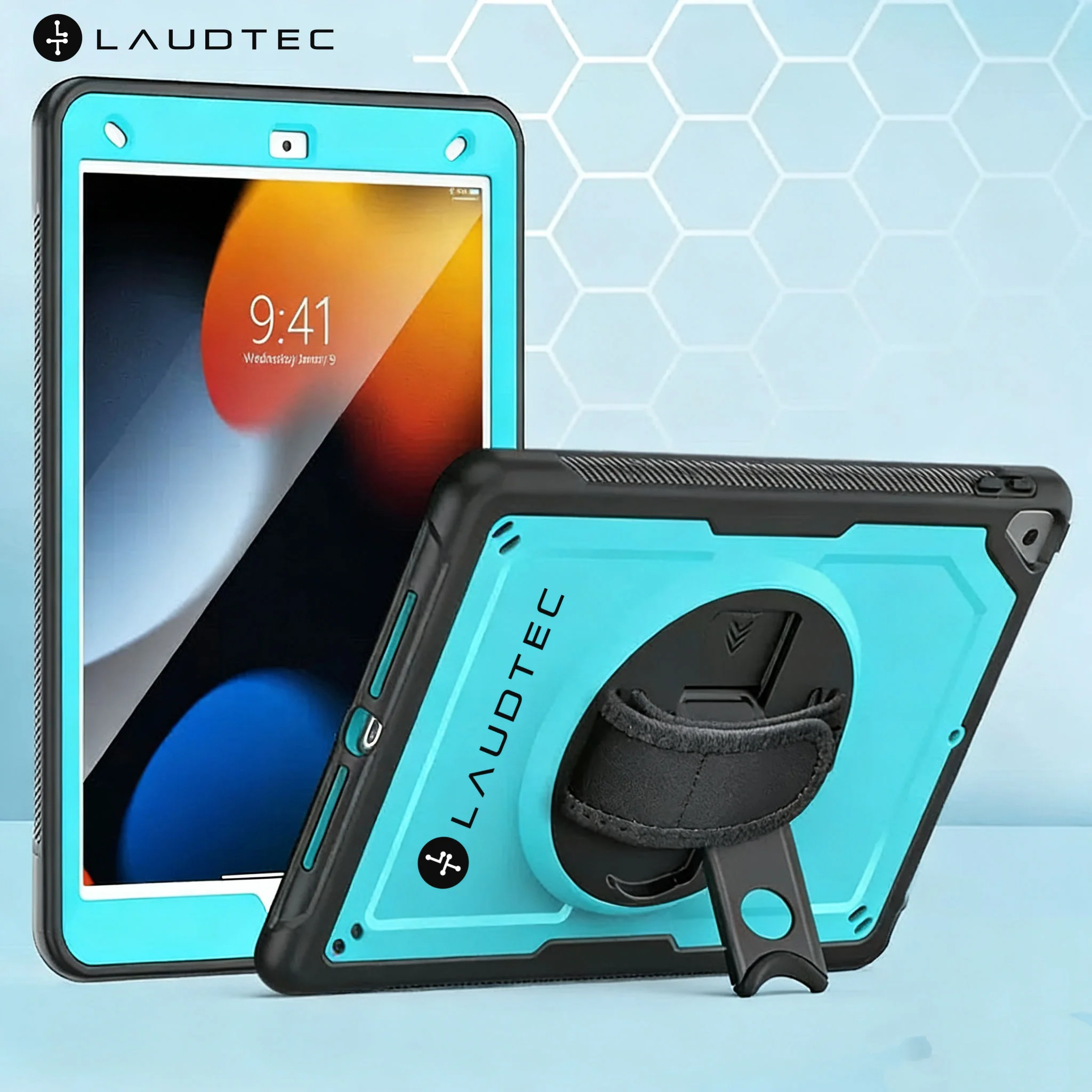 For iPad Air 13 Inch (M3 2025) Case Rotating Stand Anti-Drop Protective Cover with Adjustable Kickstand OEM/ODM/Private Label