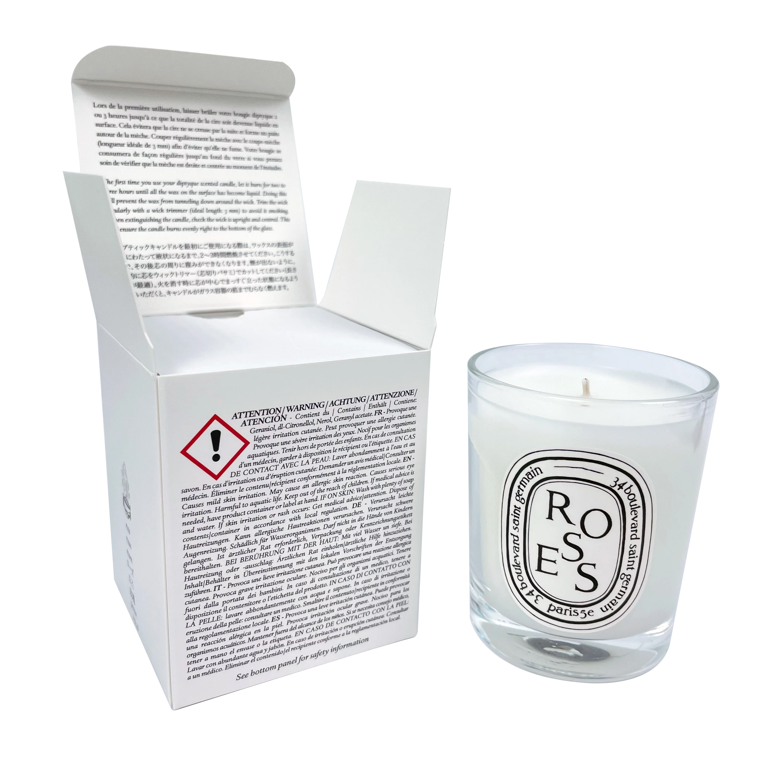 Custom Luxury Candle Set Gift Packaging Box Candle Packaging Boxes For