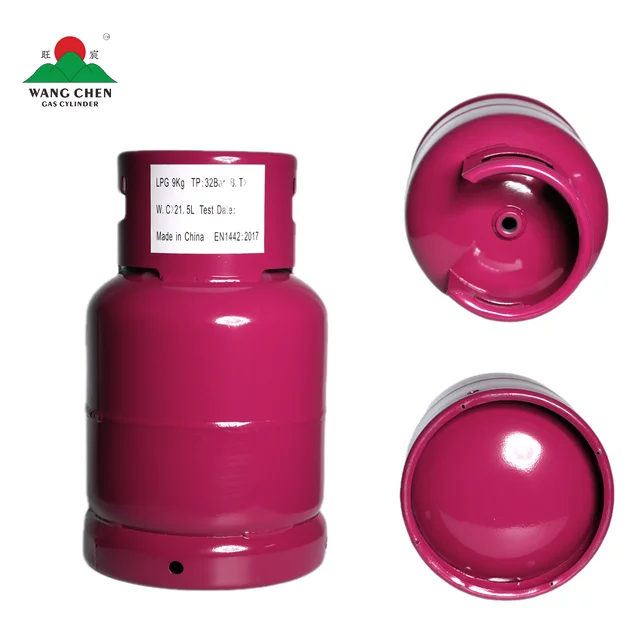 High Quality 9kg Durable Steel LPG Cylinder Propane Tank Wholesale in Nigeria