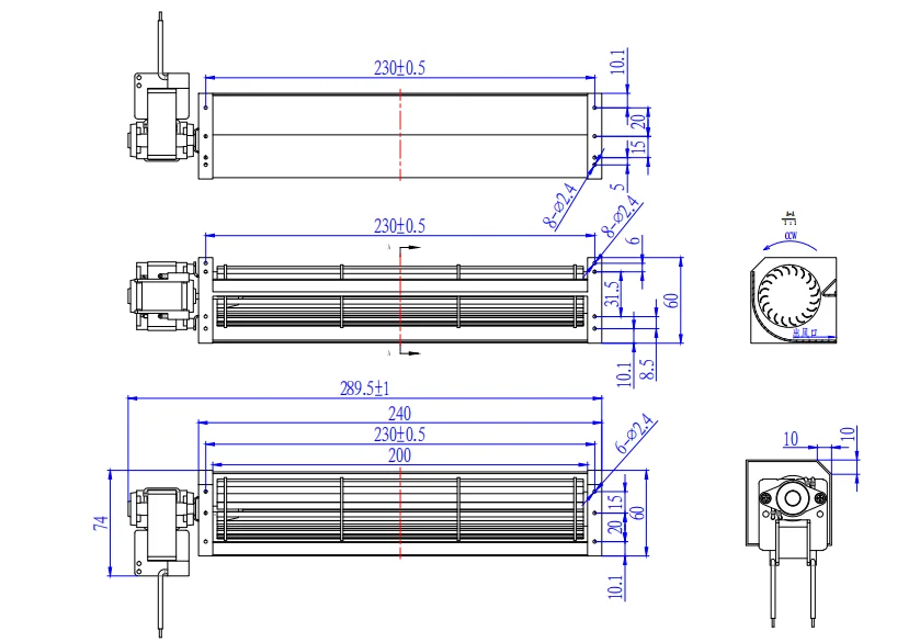 Air Curtain, GL40200, Aluminum - detail 6